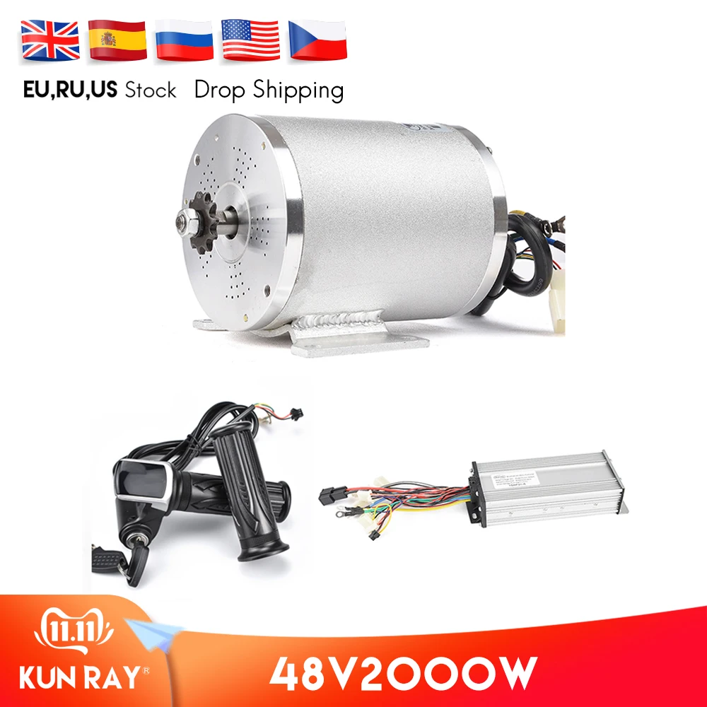 Completo sem Escova Bonde do Motor da C.c. Motor de Alta Acelerador do Lcd para o Trotinette Velocidade de 48 Rpm com Controlador Jogo Elétrico v 2000 w 4300