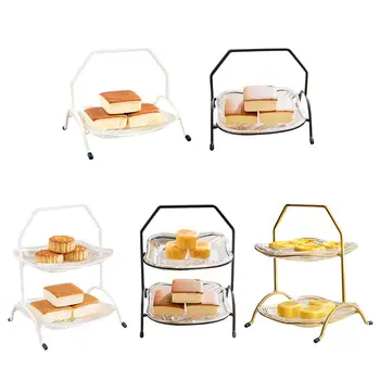 

Dessert Rack Acrylic Transparent Display Stand Cake Cookie Organizer Wedding Decoration Birthday Party Cake Display Stand