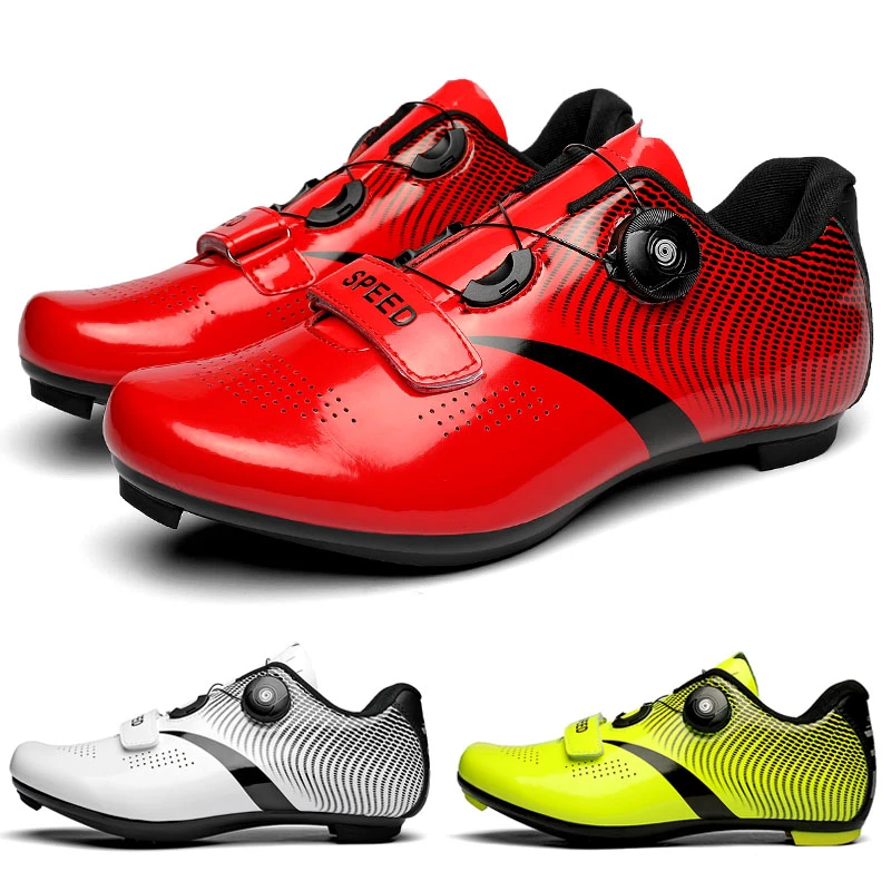 red mountain bike shoes