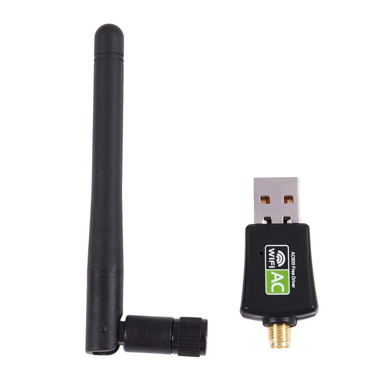 Встроенный Бесплатный драйвер 600 Мбит/с Usb Wifi адаптер Ac600 2,4 ГГц 5 ГГц двухдиапазонный беспроводной сетевой приемник карта для ПК Windows