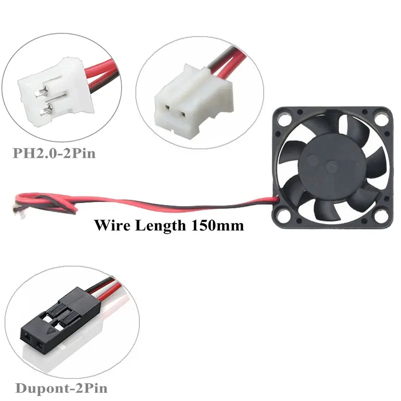 10 шт./партия кулер для ПК DC 5V 12V 2Pin Dupont 3007 3 см 30 мм x 7 мм|fan fan|fan 30mmfan 30mm 5v |