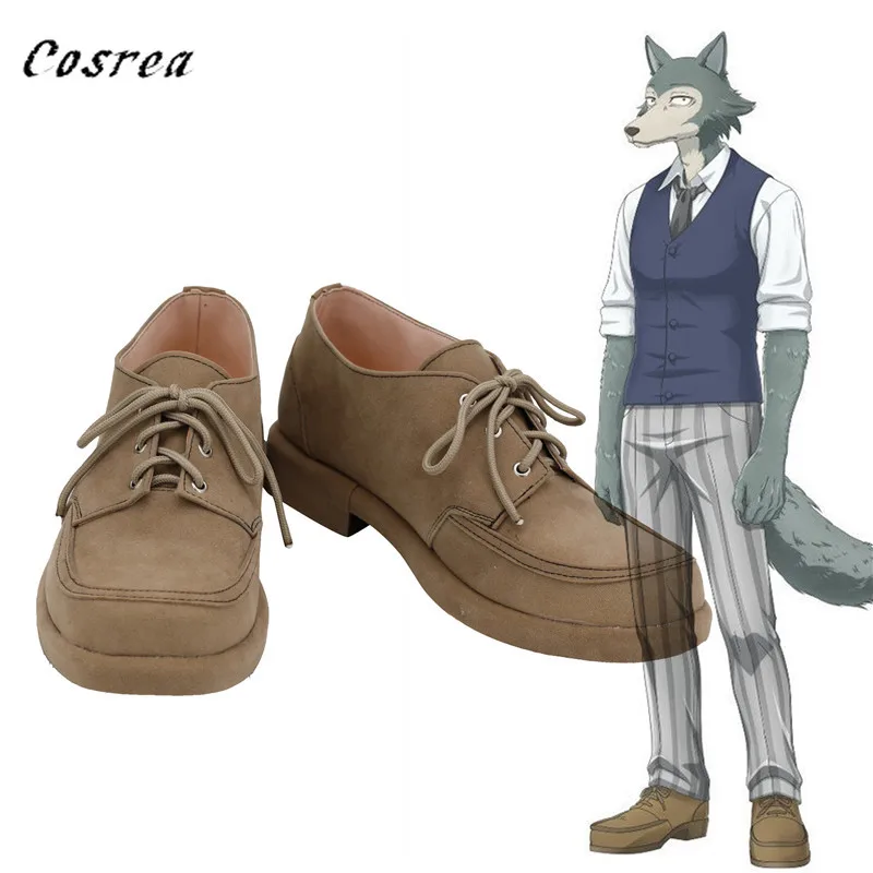 Zapatos disfraz de Anime Legosi para botas cortas de lobo gris, traje de uniforme de conejo Beastars Haru, zapatos para niña| zapatos| - AliExpress