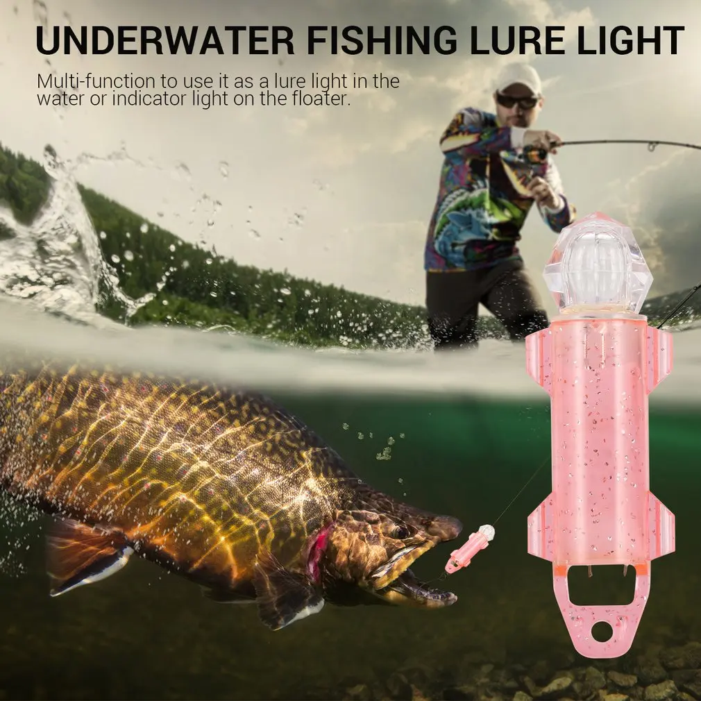 

Mini LED Deep Sea Drop Underwater Fishing Squid Fish Lure Light Flashing Lamp Underwater Fishing Lure Light Fishs Accessories