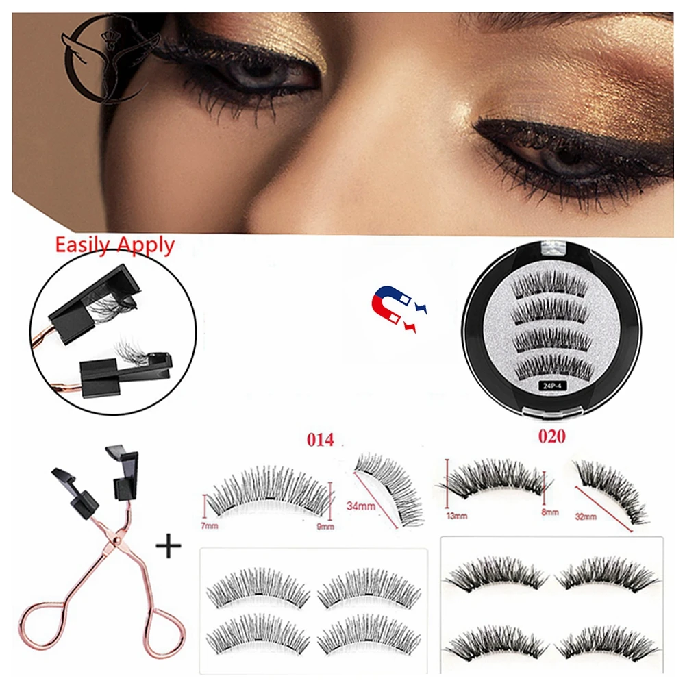 Comment Mettre Des Faux Cils Magnétique Avec La Pince Faux Cils magnétiques sans colle, Faux Cils avec pinces | AliExpress