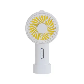 

Portable Handhold Fan With Rechargeable Built-In Battery Usb Port Design Handy Mini Fan For Smart Home