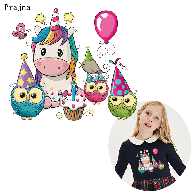 Prajna с единорогом Сова передачи тепла винила украшения домашнюю работу Ремесла