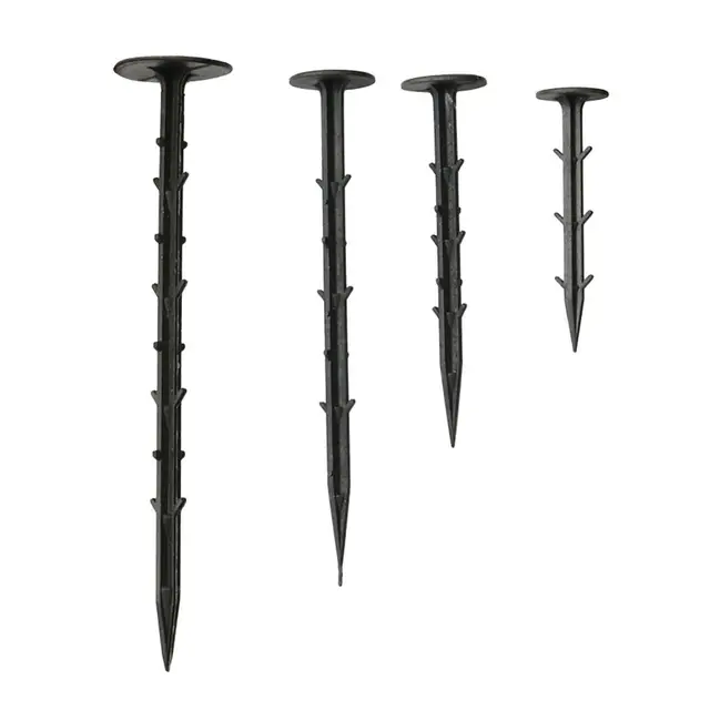 50Pcs/set Ground Nail Film Fixed Garden Pegs Greenhouse Film Weed Prevention Ground Cloth Sunshade Fly Net Plastic Fixed Pegs 3
