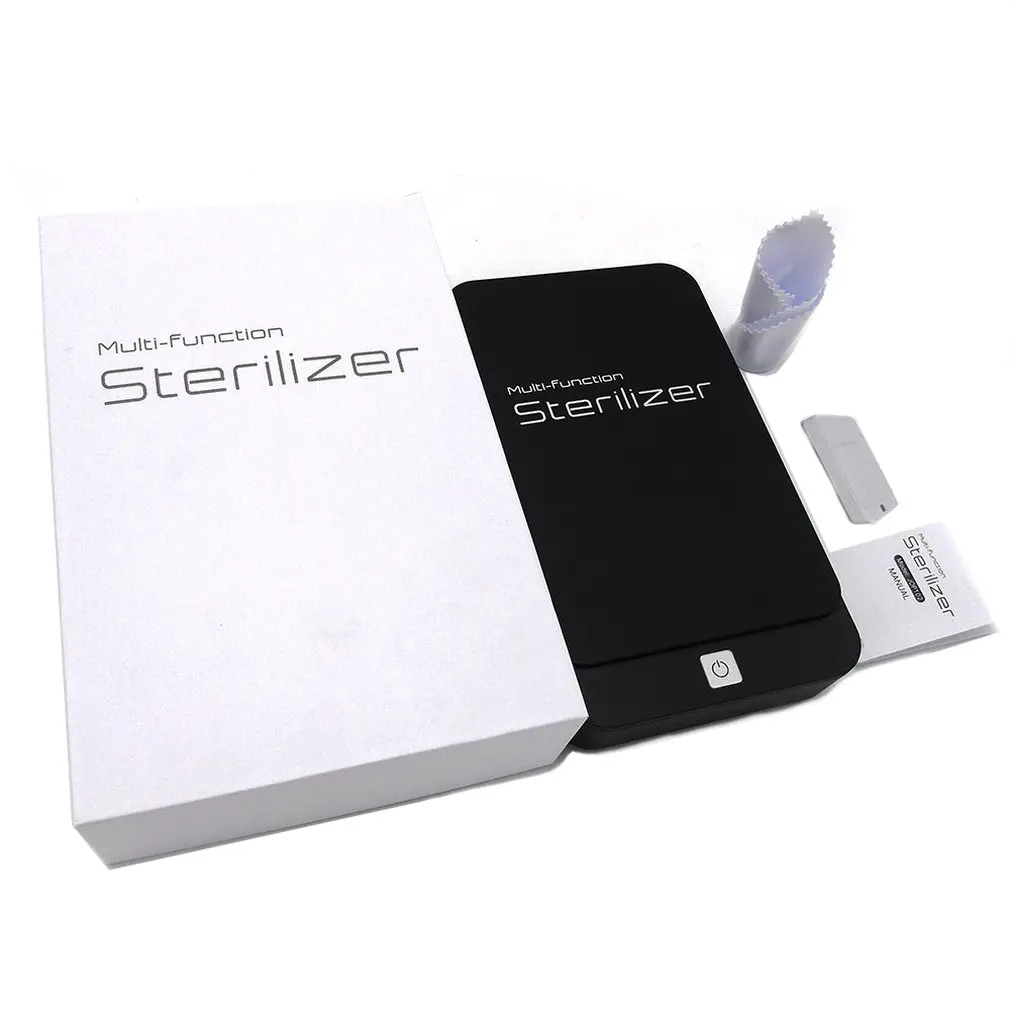 

Multifunctional Uv Disinfection Mask Sterilization Plastic Uv Smart Phone Sanitizer Aromatherapy Function Disinfector 1 Piece