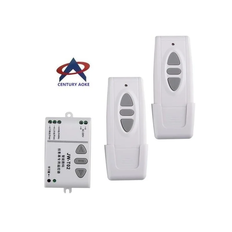AC 220V 433Mhz интеллектуальный цифровой RF беспроводной переключатель системы дистанционного управления для проекционного экрана/двери гаража/жалюзи