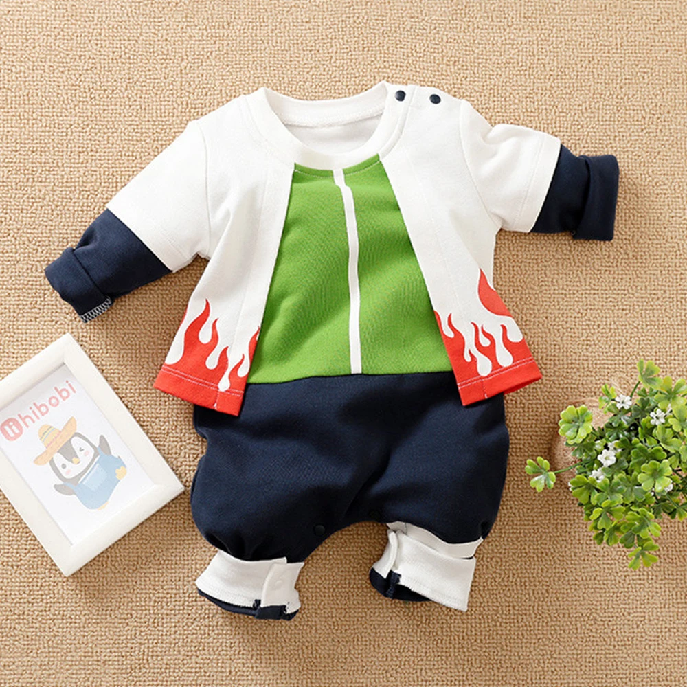 Anime Baby Rompers Newborn Male Baby Clothes Cartoon Cosplay Costume For Baby Boy Jumpsuit Cotton Baby girl clothes For babies Baby Bodysuits comfotable Baby Rompers