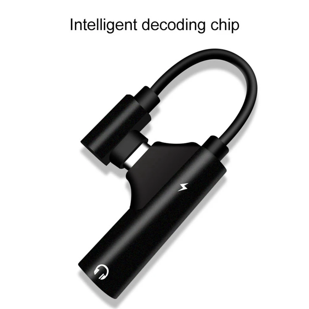 KISSCASE 2 в 1 type-C адаптер для huawei Xiaomi samsung кабель для зарядки музыки конвертер портативный type-C до 3,5 мм разъем для наушников