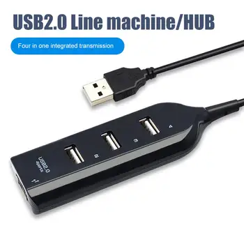 

Portable Mini USB 2.0 4 Port Hub Splitter Adapter for Macbook Laptop Computer