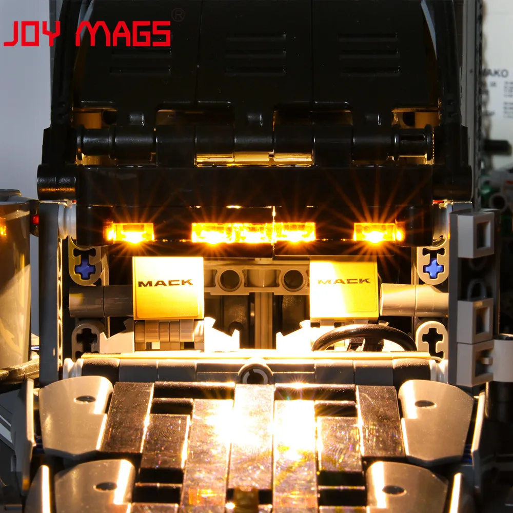 JOY MAGS только светодиодный светильник набор для серии Technic 42078 Mack Anthem светильник ing набор совместим с 20076(не включает модель