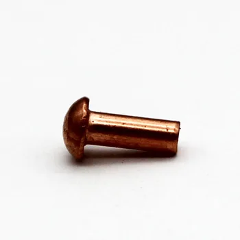 

copper rivet nut solid Button round head rivet nut insert M6X8mm 50pcs