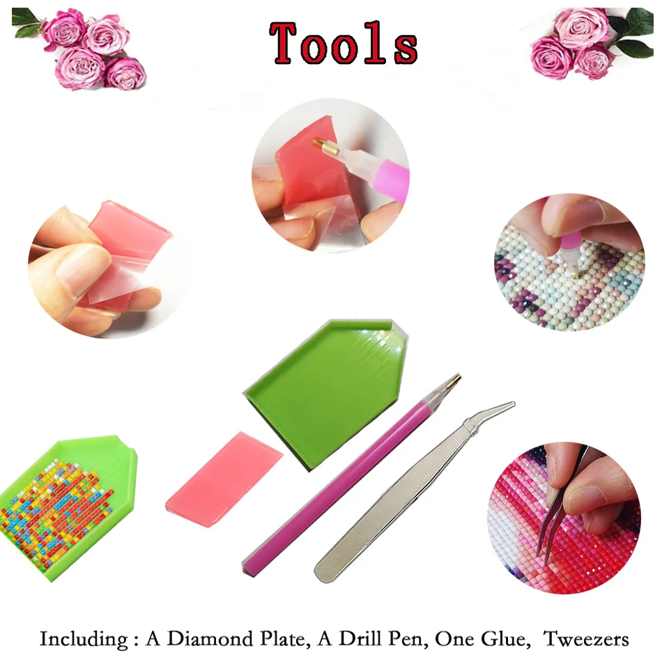 Multifunction 5D Plastic Roller DIY Cross Stitch Accessories B0W3