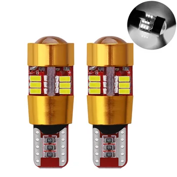 

2pcs Automobiles Lampada led T10 Canbus Auto Bulb Lamps Led Car LED 12v 27 Bulb SMD Light Emitting Diode 3014 Taillight