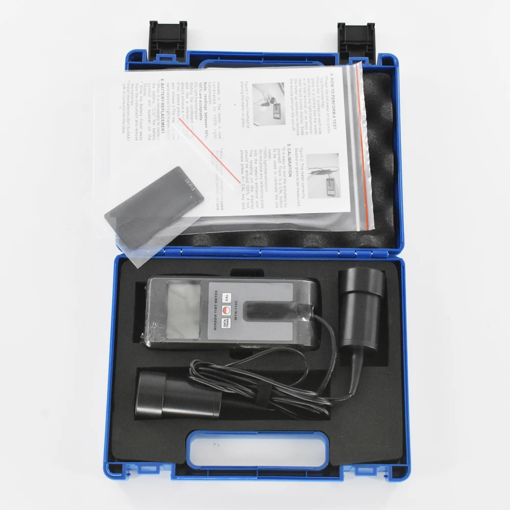 WTM-1100 Digital Window Tint Meter Light transmittance meter measure the transmittance or all kinds of transparent translucent