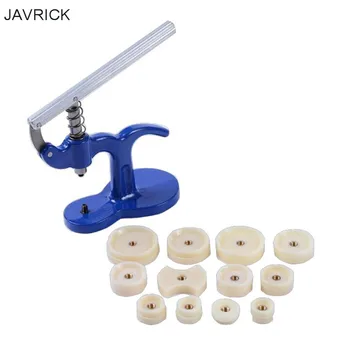 

Watchmaker Tool Watch Press Set Back Case Closer Crystal Glass With 12 Dies