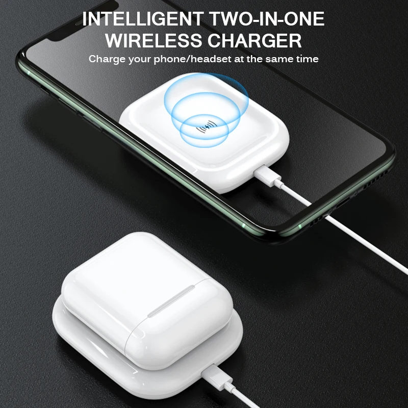 Быстрая зарядная станция для смартфонов AirPods для IPhone11/Pro Max для huawei Mate30/30Pro/30RS беспроводные наушники зарядное устройство