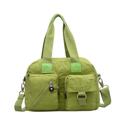 2018 new European and American fashion casual waterproof nylon bag canvas shoulder diagonal female bag13636 | Багаж и сумки