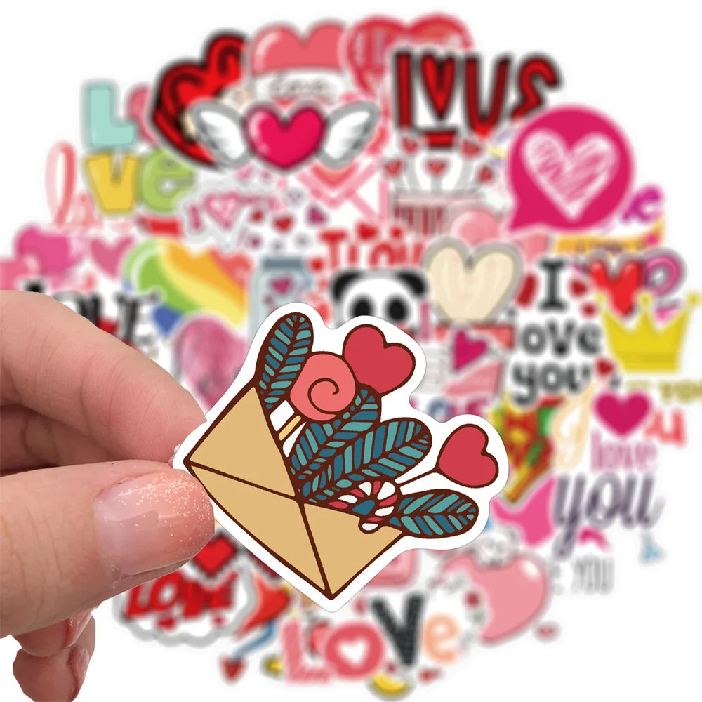 50pcs Lover Love Stickers For Notebooks Stationery Computer Guitar Pink  Sticker Scrapbooking Vintage Scrapbook Supplies Kscraft - Stickers -  AliExpress