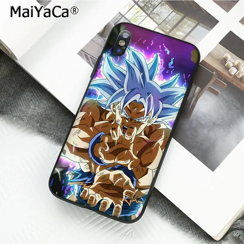 A14 MaiYaCa Dragon Ball Z Super DBZ Goku Модный чехол для телефона для iphone 11 Pro 11Pro MAX 8 7 6 6S Plus X XS MAX 5 5S SE XR - Цвет: A14