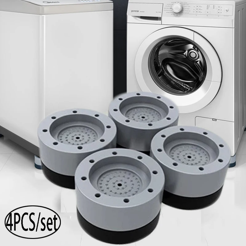 4pcs Universal Anti Vibration Feet Pads Washing Machine Rubber Mat Anti Vibration Pad Dryer