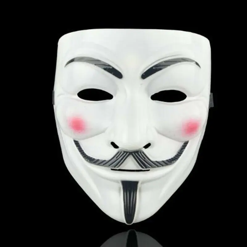 1 шт. 4 стиля Хэллоуин Вечерние Маски V для Вендетта маска Anonymous Guy Fawkes необычный аксессуар для костюма для взрослых косплей маски для вечеринки, B
