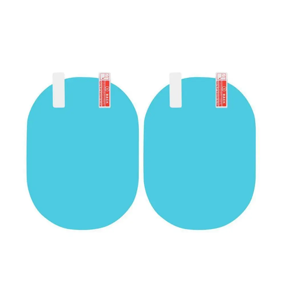 

2pcs / Set Anti Fog Car Mirror Window Clear Film Anti-Glare Car Rearview Mirror Protective Film Waterproof Rainproof Car Sticker