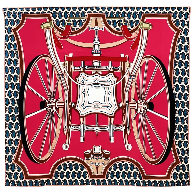 New Silk Scarf Cashmere Scarves 130cm Woman Neckerchief High Quality Kerchief Femininity Hand Towel Fashion Valentines Gift