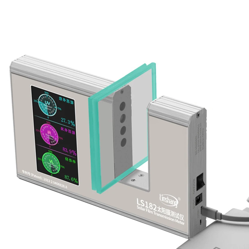 Linshang LS182 Solar Film Detector High Precision Explosion-Proof Membrane Tester SHGC Test Instrument