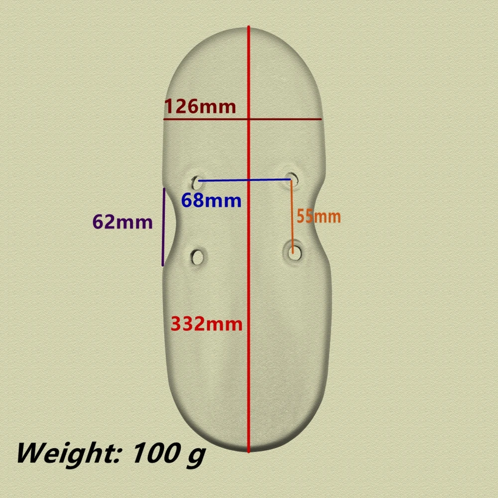 Motorcycle Short Front Fender Mudguard Fairing Black Motorbike Chopper Bobber Fit For Triumph Bonneville T100 T120  Street Twin