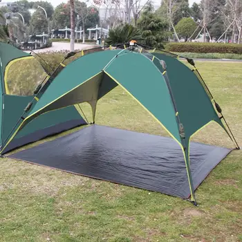 

Waterproof Outdoor Camping Tent Mat Pad Picnic Beach Camping Mat Tarpaulin Bay Play Mats Plaid Blanket Ground Floor Cloth Mats