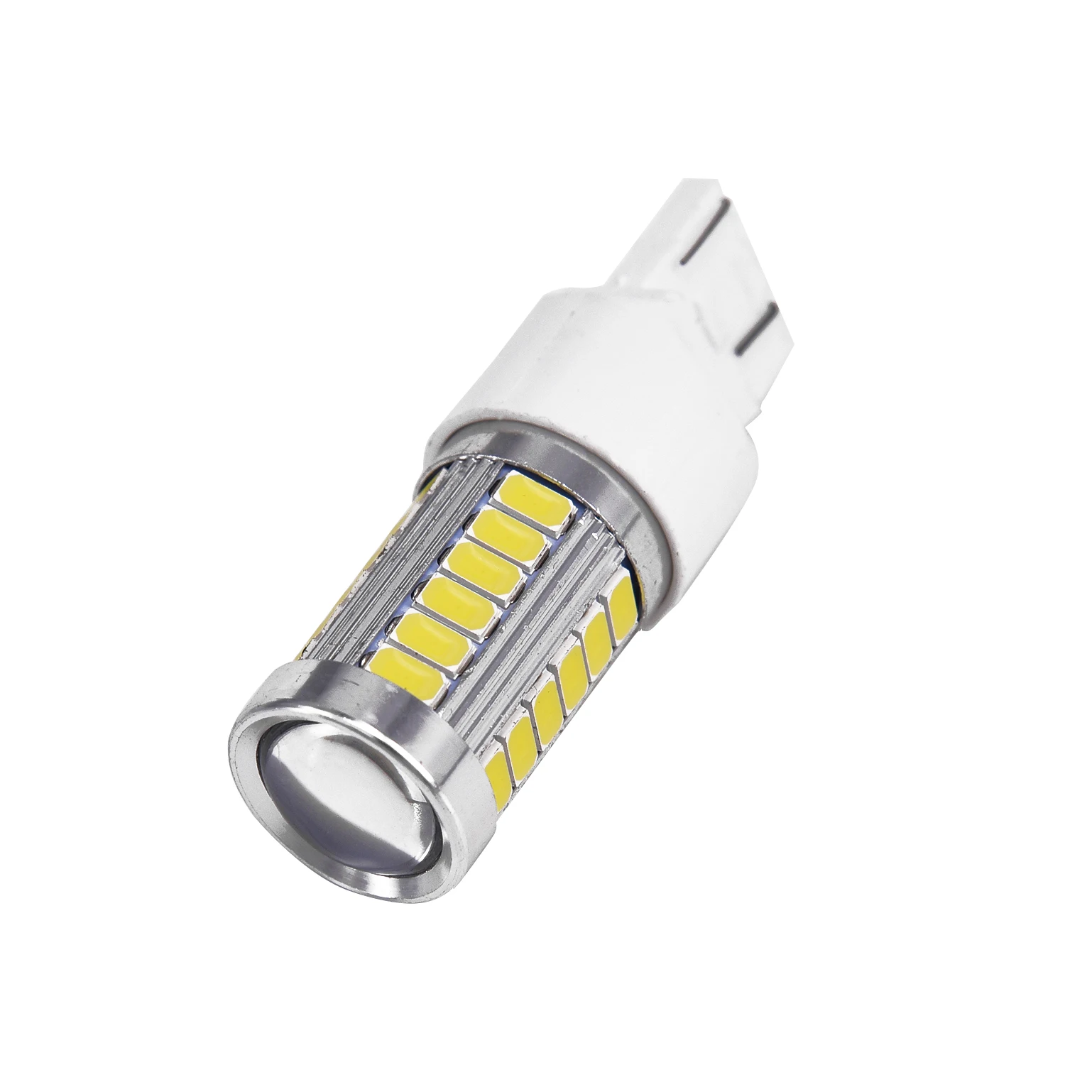 2 шт. 6000K белый T20 7443 7440 5630 33SMD светодиодный Купол Карта резервные фары заднего хода автомобиля брендовый товар высокого качества