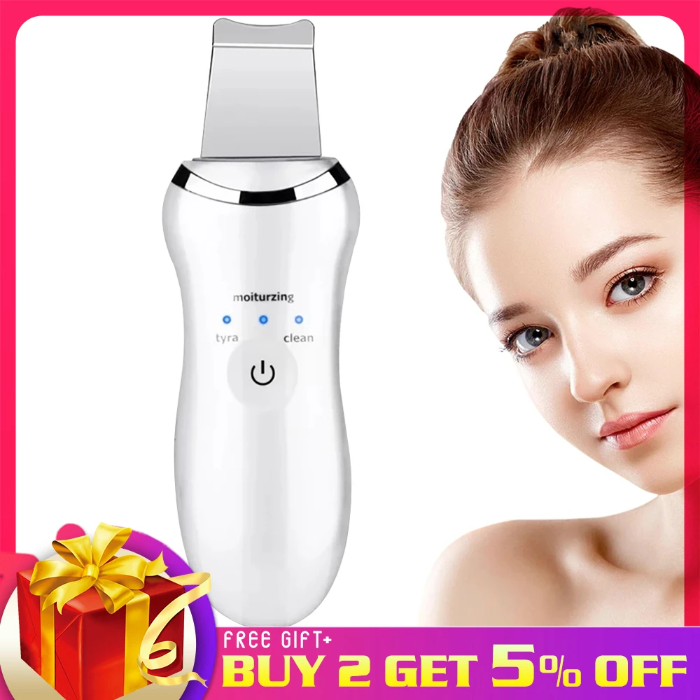 

Deeply Ultrasonic face peel Skin Scrubber Machine Pore Face Cleaning BlackHead acne remover facial Skin Care Tool
