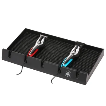 

ABS Barber Clipper Tray Anti-slip Salon Clippers Organizer Razor Case Professional Hair Trimmer Holder Hair Salon Accessories