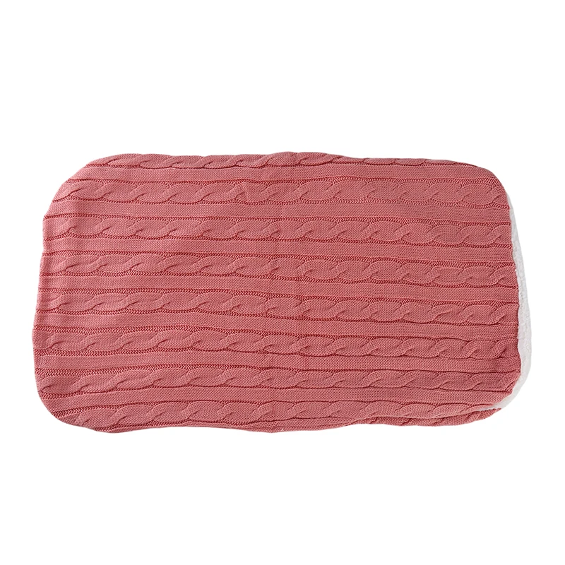 pink Теплый детский спальный мешок для новорожденных, детский спальный мешок для коляски - Цвет: pink