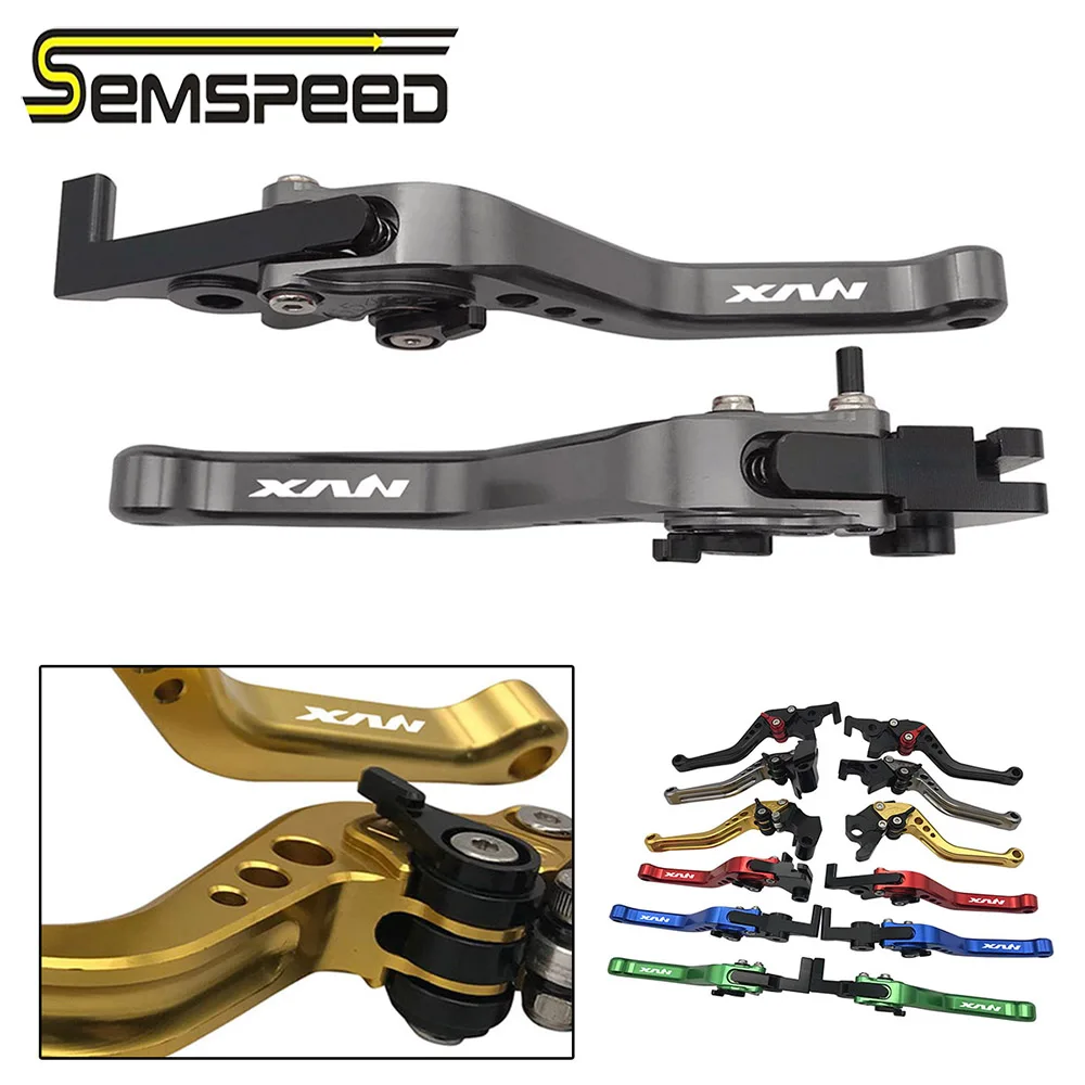 SEMSPEED Мотоцикл с ЧПУ Короткие сцепные рычаги ручки для Yamaha NVX155 150 125 Aerox 155 2015 2016 2017