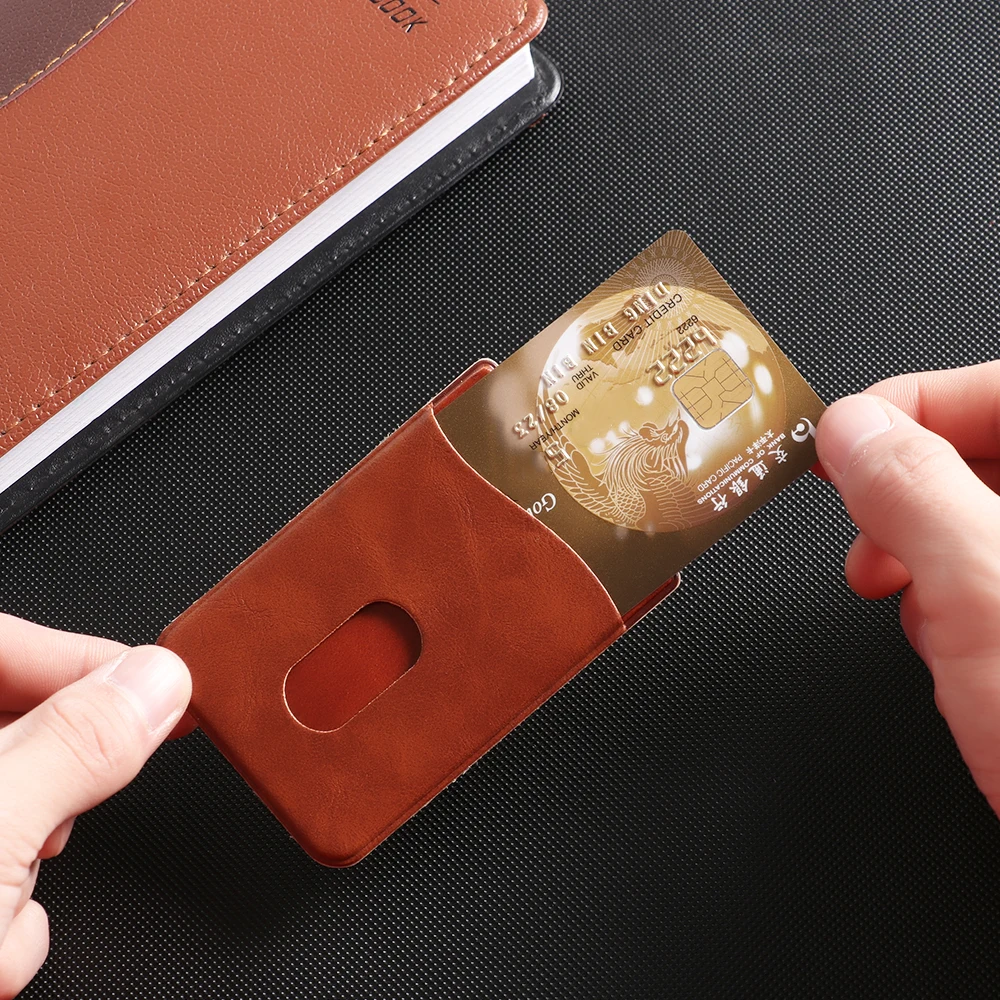 Клейкая наклейка, карман для мобильного телефона, кожаный держатель для карт, Кредитная ID карта, мобильный телефон, задний карман, кошелек, чехол, наклейка, s сумка, чехол