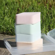 Спонж для макияжа, инструменты для красоты, bb крем, Влажная и сухая кисть в коробке, порошковая Подушка