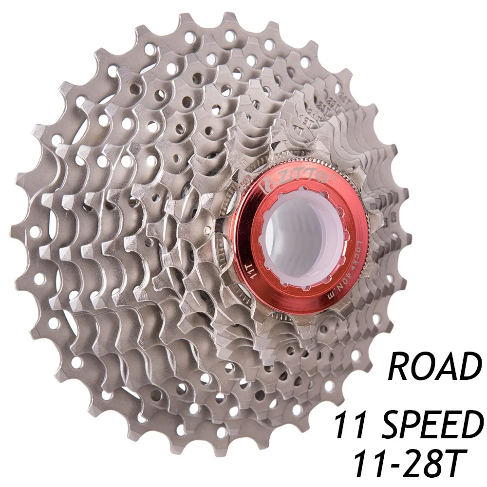 

Road Bike 11 Speed Cassette 11-28T Bike Freewheel 11S 22S Sprocket Compatible for Shimano Dual 105 5800 UT 6800 DA 9100