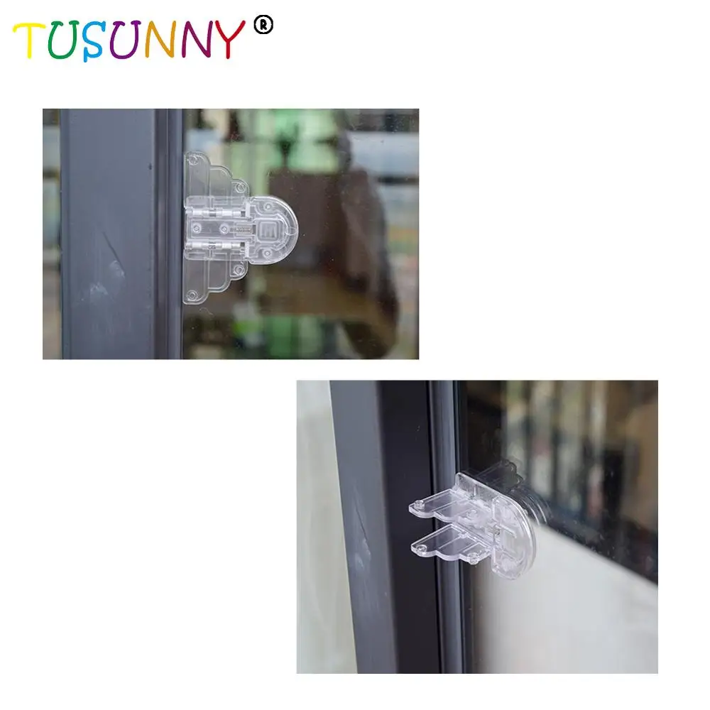TUSUNNY 1pcs Baby Safety Lock for Sliding Door Window baby sliding window stop lock Children Protection Lock Drawer Cabinet Door