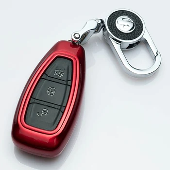

Car Key Cover ABS Protector Shell Car Styling Shell Accessories Keyring Protection For FORD C-MAX FOCUS RS ST Fiesta Hatch