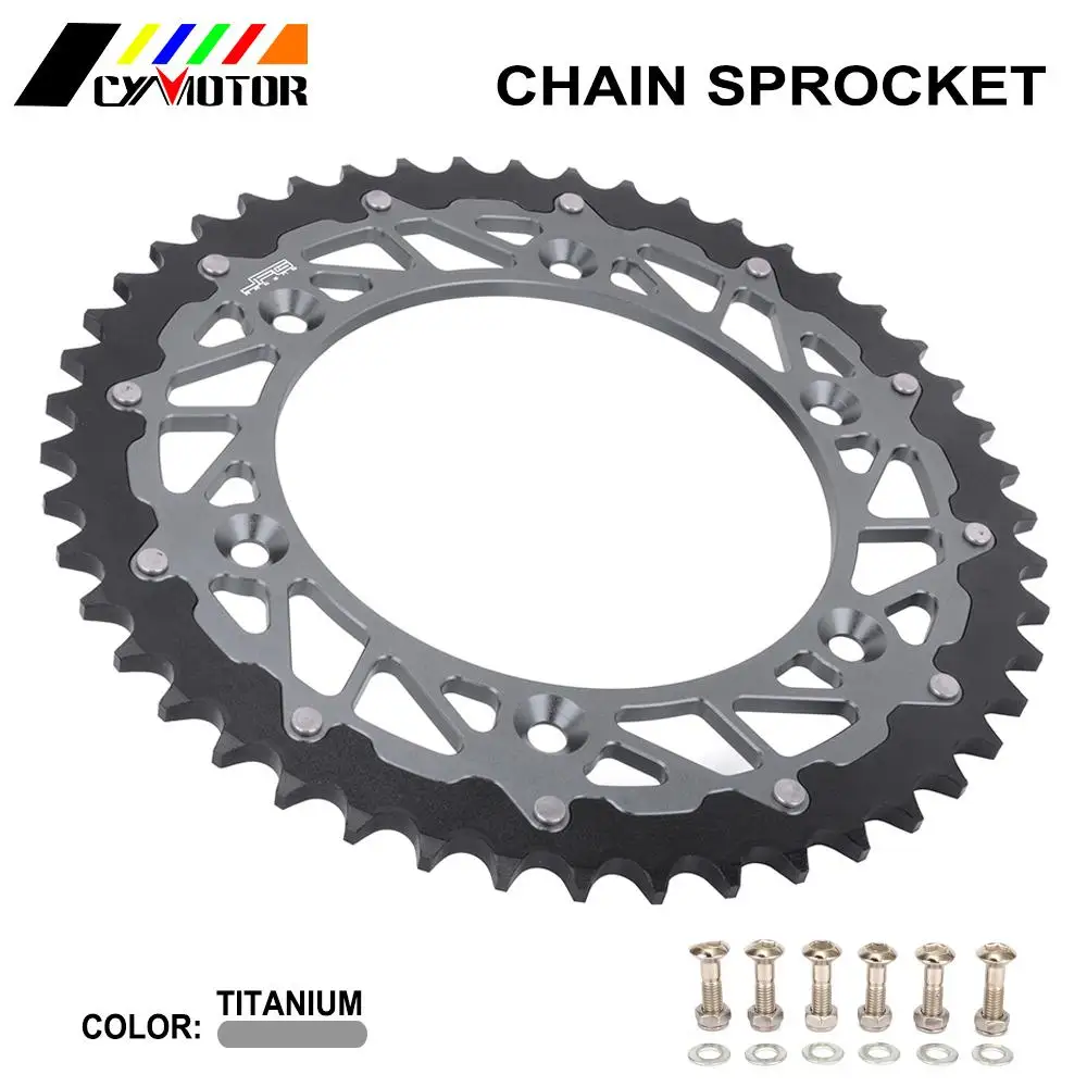 Motorcycle CNC 47T Rear Chain Sprocket For BMW G310R F650 G650 GS Dakar ETX Pegaso TR Terra Strada Jonathan 125 350 600 650 | Автомобили и