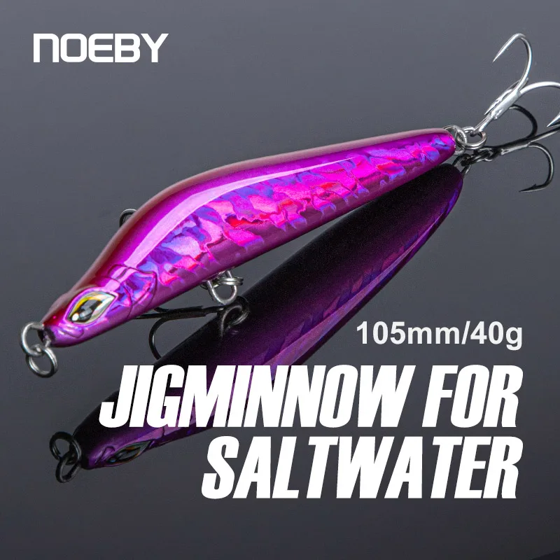 

Noeby Sinking Pencil Fishing Lure 105mm 40g Long Casting Wobblers Artificial Hard Baits For Saltwater Trolling Fishing Lures