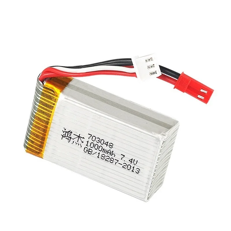 7,4 v 1000mah 703048 Lipo батарея+ зарядное устройство для MJXRC X600 U829A U829X X600 F46 X601H JXD391 FT007 2s Lipo батарея RC игрушка Батарея