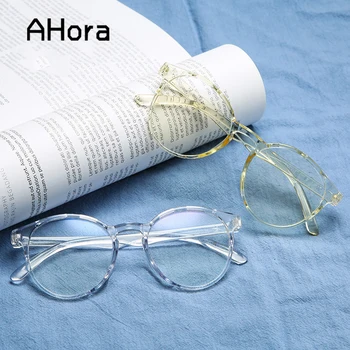 

Ahora Korea Retro Style Eyewear Spectacles Transparent Frames Candy Color Ultralight Eye Glasses Frame Gifts for Women Girls Men