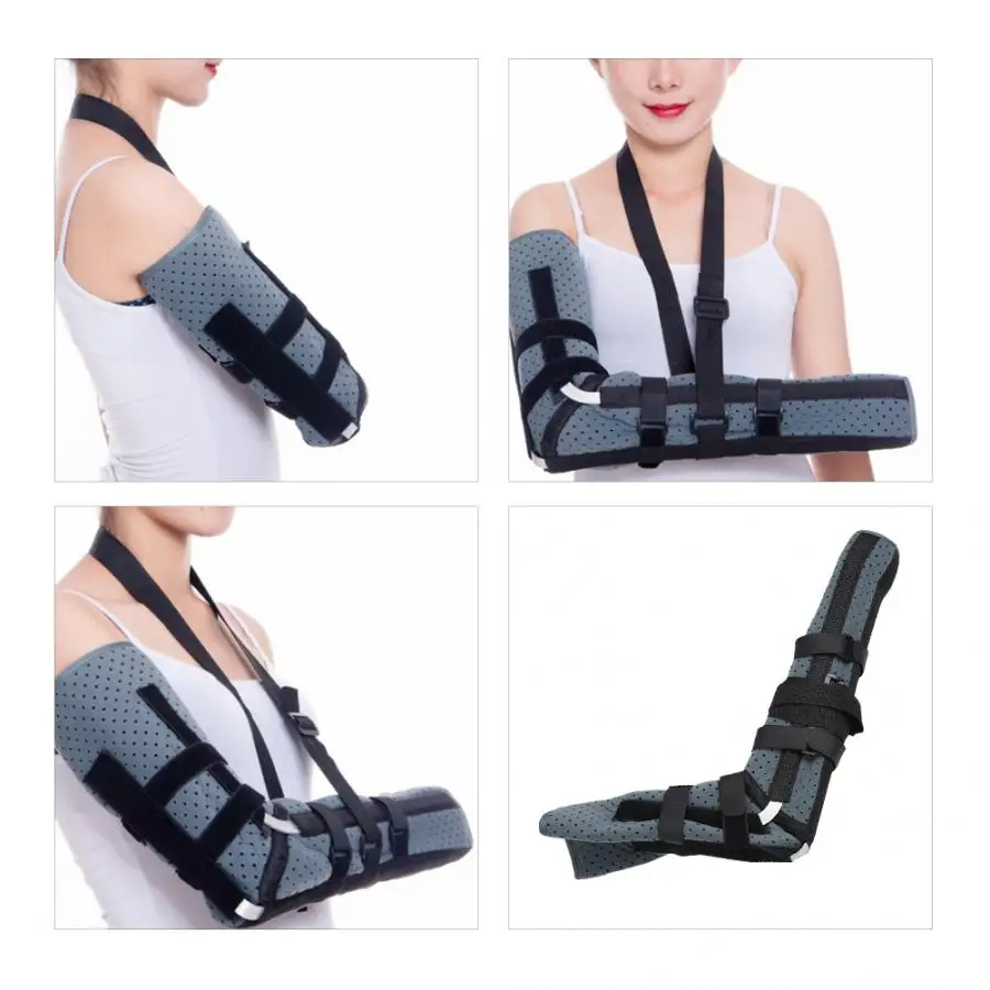 Корректор осанки дышащий унисекс рука слинг локоть Humerus Brace шина для восстановления травм руки Поддержка подтяжки s
