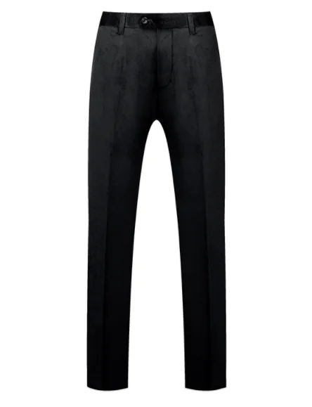 Однотонная одежда мужские костюмные брюки Slim Fit мужские деловые брюки Размеры 29-31, 33 размер 35, 37, 39-41 повседневные мужские брюки - Цвет: Черный
