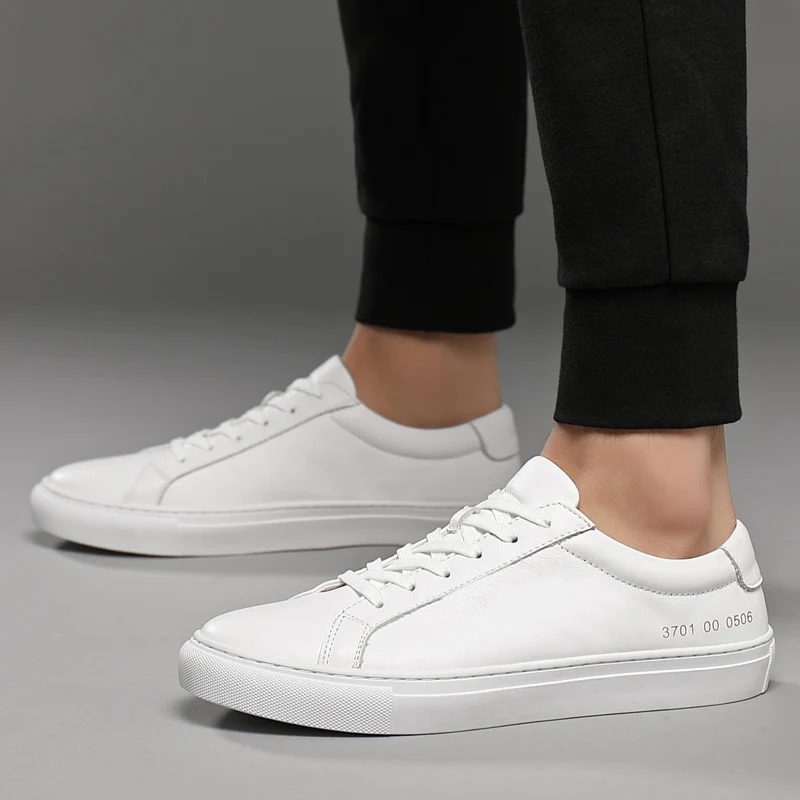 Casual Shoes Leather Men Spring Summer Fashion Sneakers Non-slip